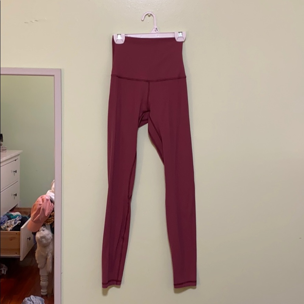 Lululemon Pink Super High Rise Align